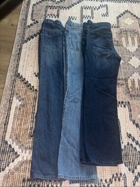 Boys Classic Blue Jeans - Dark, Medium & Light Wash Trio